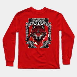 Wolf Red Long Sleeve T-Shirt